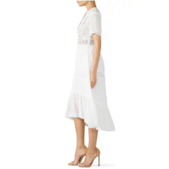 The Kooples Maxi dress lacy dots size small - Picture 7 of 7